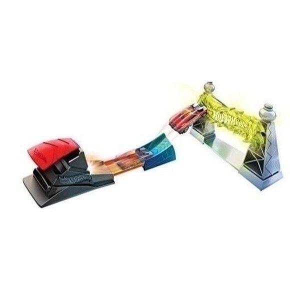 Hot Wheels Electric Tower Track Toy Playset Racecar Racing Stunt Track Play - Picture 4 of 6